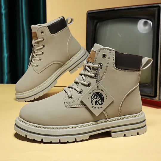 Barry | Comfortable Wide-fit Lace-Up Casual Boots for All-Day Wear