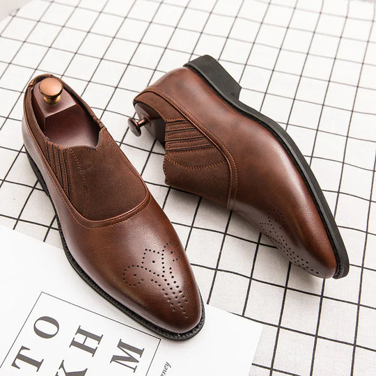 Danton | Klassische Echtleder Slipper für zeitlosen Stil