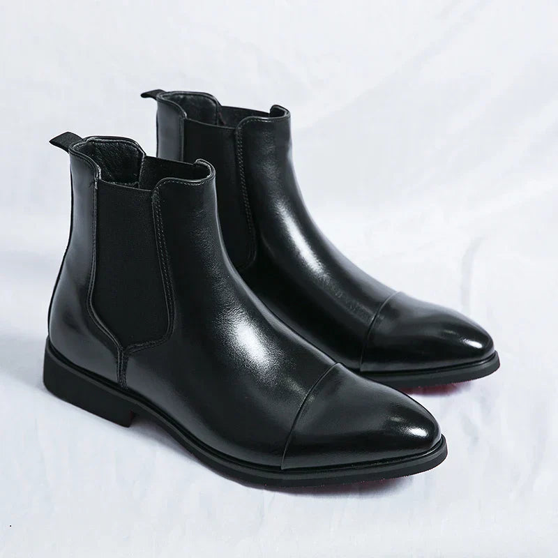 Damien | Stylish Genuine Leather Chelsea Boots for Comfort and Durability