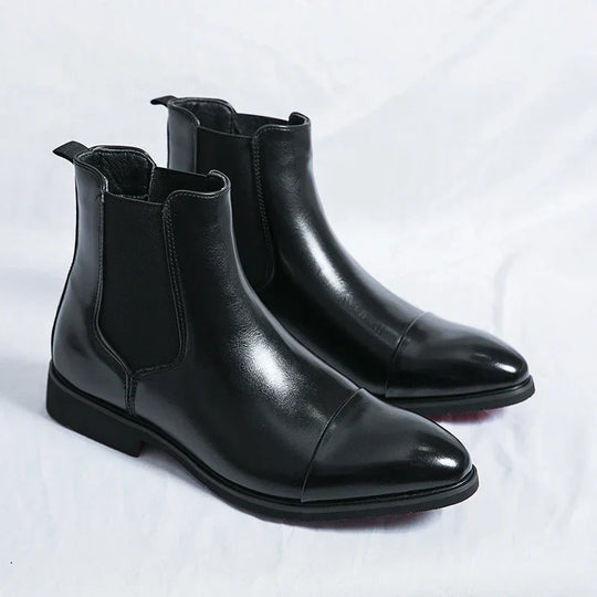 Damien | Stylish Genuine Leather Chelsea Boots for Comfort and Durability