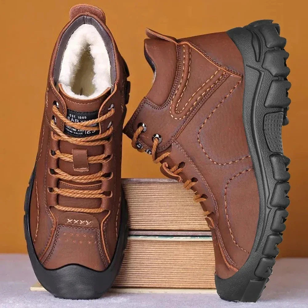 Albert | Langlebige wasserdichte Lederstiefel für Komfort