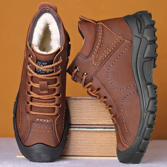 Albert | Durable Waterproof Leather Boots for Comfort