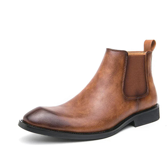 Cooper | Stylish Zipped Leather Chelsea Boots for Men