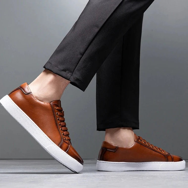 Clint | Stylische Herren-Leder-Sneaker für Komfort und Langlebigkeit