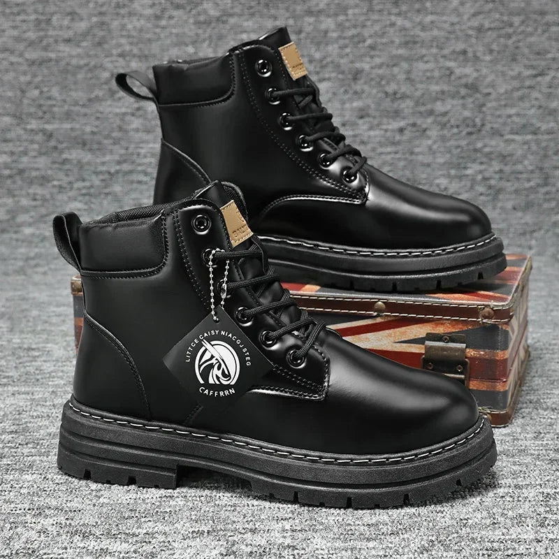 Barry | Comfortable Wide-fit Lace-Up Casual Boots for All-Day Wear