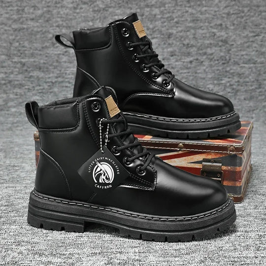 Barry | Comfortable Wide-fit Lace-Up Casual Boots for All-Day Wear