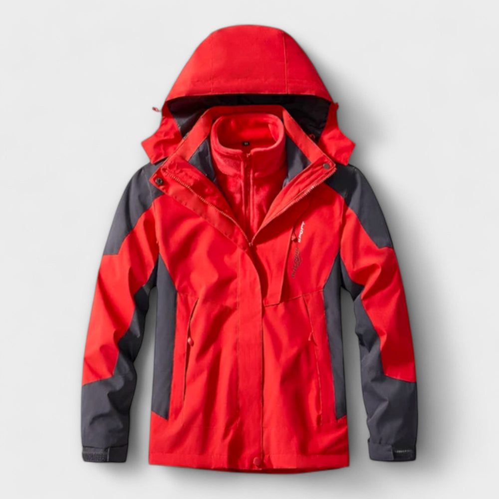 Giles | Men's Insulated Waterproof Hooded Ski Jacket