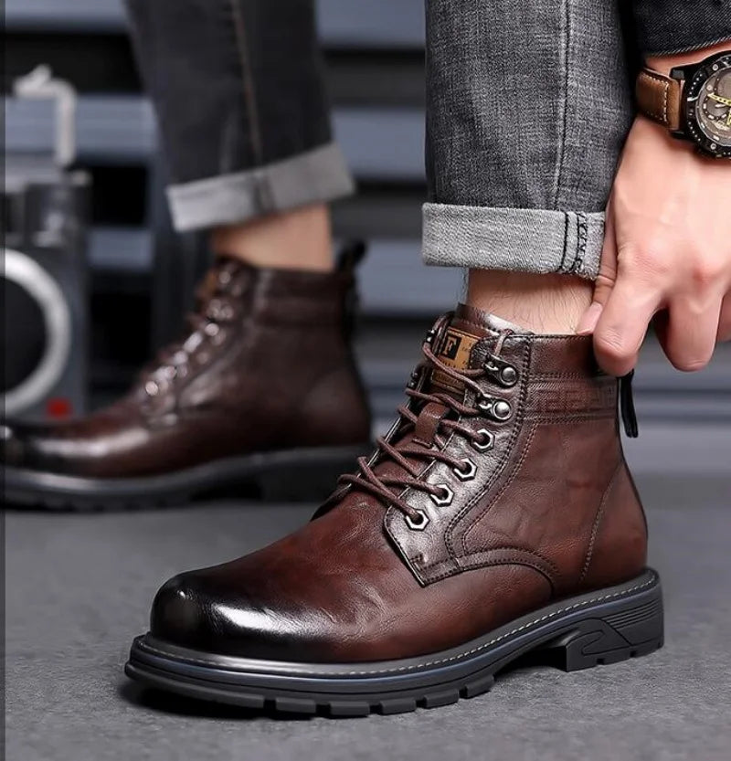 Jeremia | Langlebige Leder Ranger Stiefel für Komfort und Stil