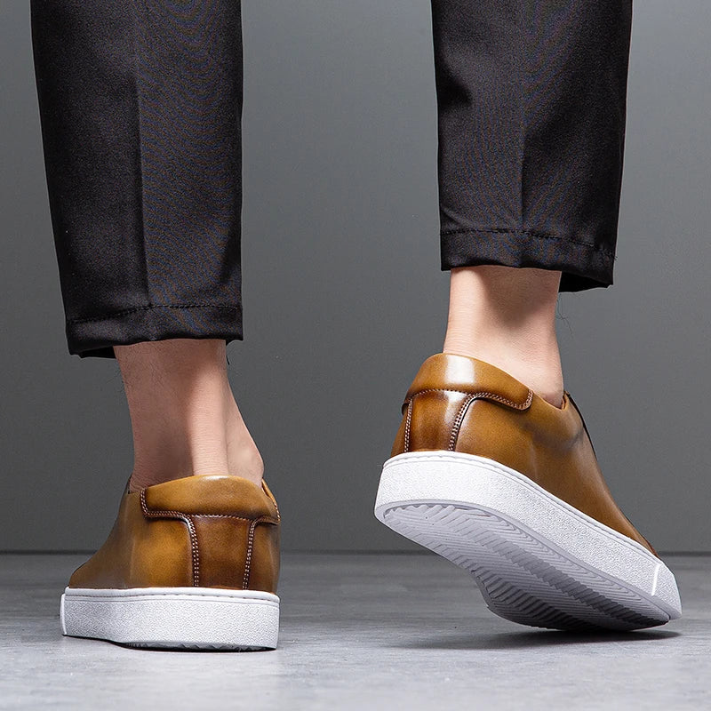 Clint | Stylische Herren-Leder-Sneaker für Komfort und Langlebigkeit
