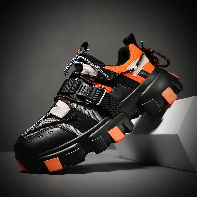 Kaspisches Meer | Bequeme Leder-Sneaker für ganztägige Unterstützung