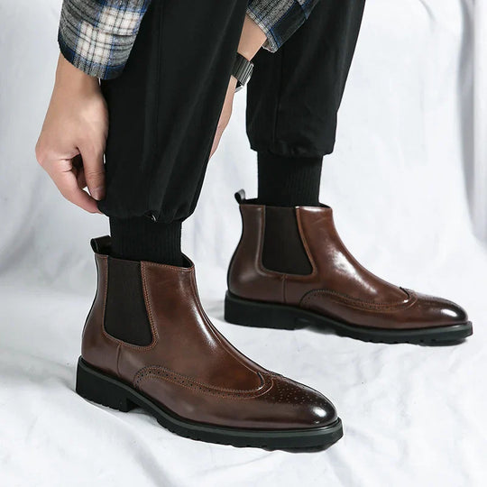 Adriel | Premium Leather Chelsea Boots for Comfort and Style
