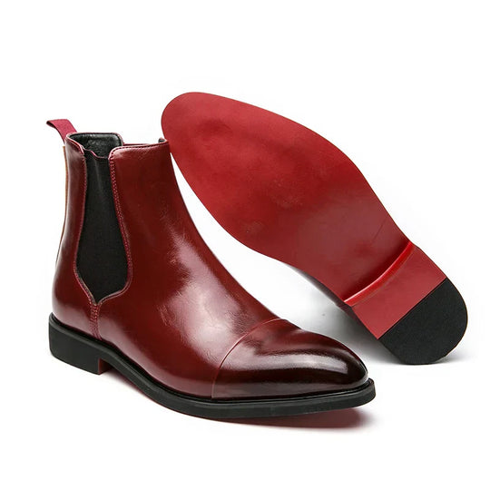 Damien | Stylish Genuine Leather Chelsea Boots for Comfort and Durability