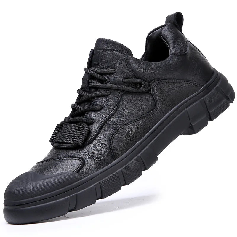 Evander | Stylische Leder-Sneaker für urbanen Komfort