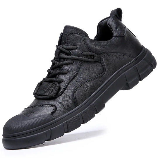 Evander | Stylische Leder-Sneaker für urbanen Komfort