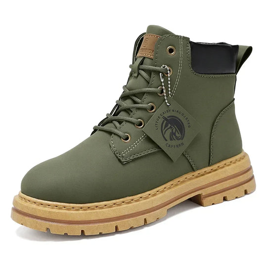 Barry | Comfortable Wide-fit Lace-Up Casual Boots for All-Day Wear