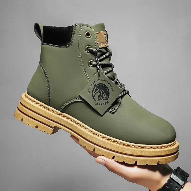 Barry | Comfortable Wide-fit Lace-Up Casual Boots for All-Day Wear
