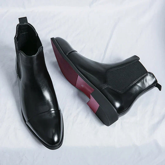 Damien | Stylish Genuine Leather Chelsea Boots for Comfort and Durability