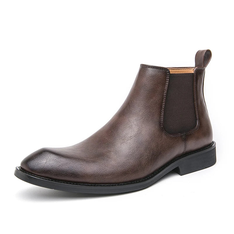 Cooper | Stylish Zipped Leather Chelsea Boots for Men