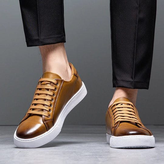 Clint | Stylische Herren-Leder-Sneaker für Komfort und Langlebigkeit