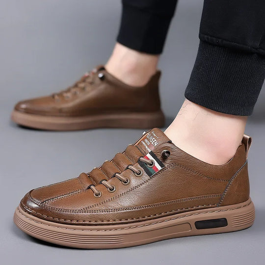 Fabian | Stylische Herren Leder Skateboard Sneaker, langlebiger Komfort