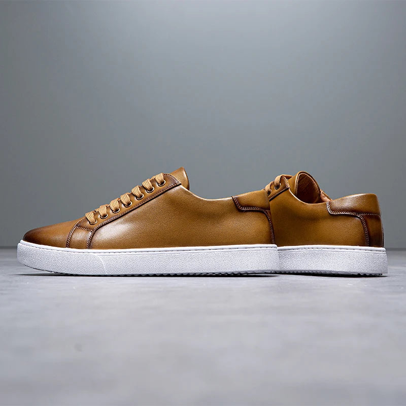 Clint | Stylische Herren-Leder-Sneaker für Komfort und Langlebigkeit