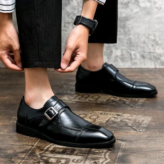 Quinlan | Stylish Single Monk Strap Shoes for Comfort and Versatility