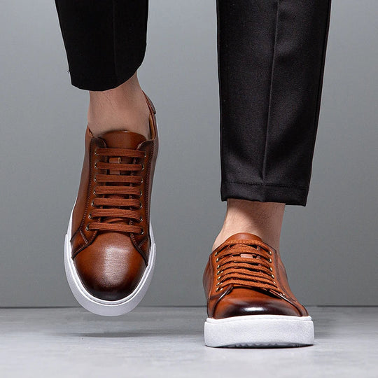 Clint | Stylische Herren-Leder-Sneaker für Komfort und Langlebigkeit