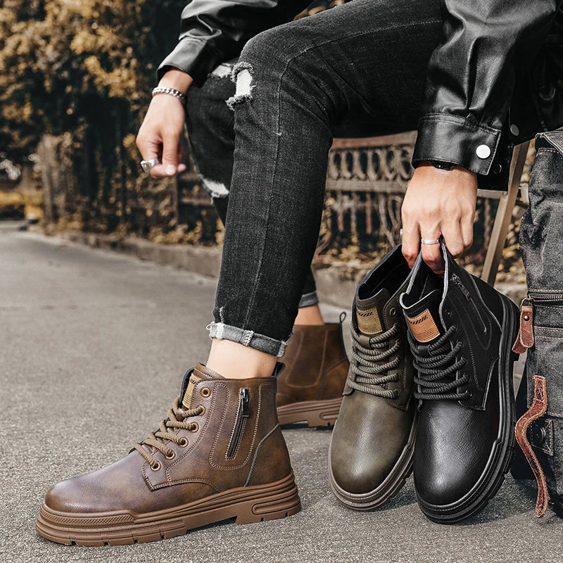Bob | Comfortable Wide Fit British Lace-Up Boots
