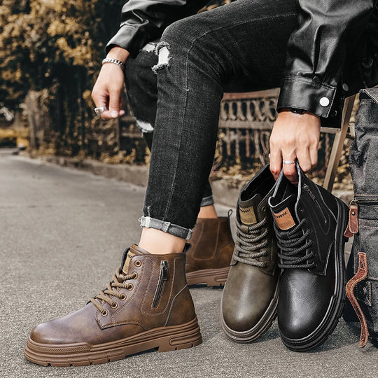 Bob | Comfortable Wide Fit British Lace-Up Boots