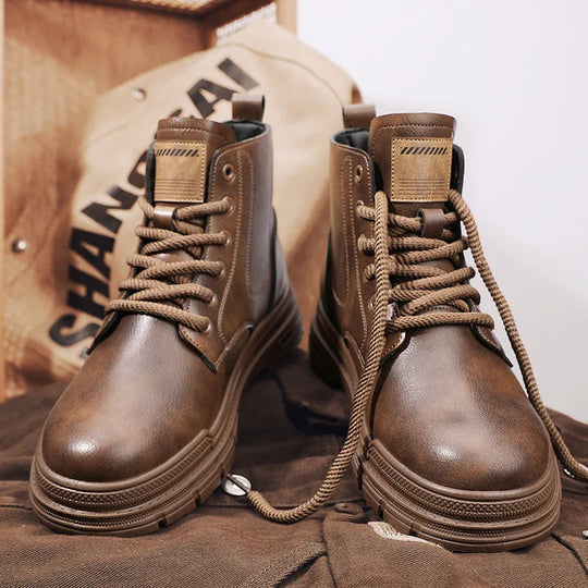 Bob | Comfortable Wide Fit British Lace-Up Boots