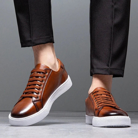 Clint | Stylische Herren-Leder-Sneaker für Komfort und Langlebigkeit
