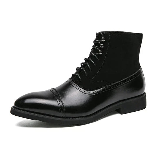 Chad | Timeless Leather Boots with Durable Lace Design