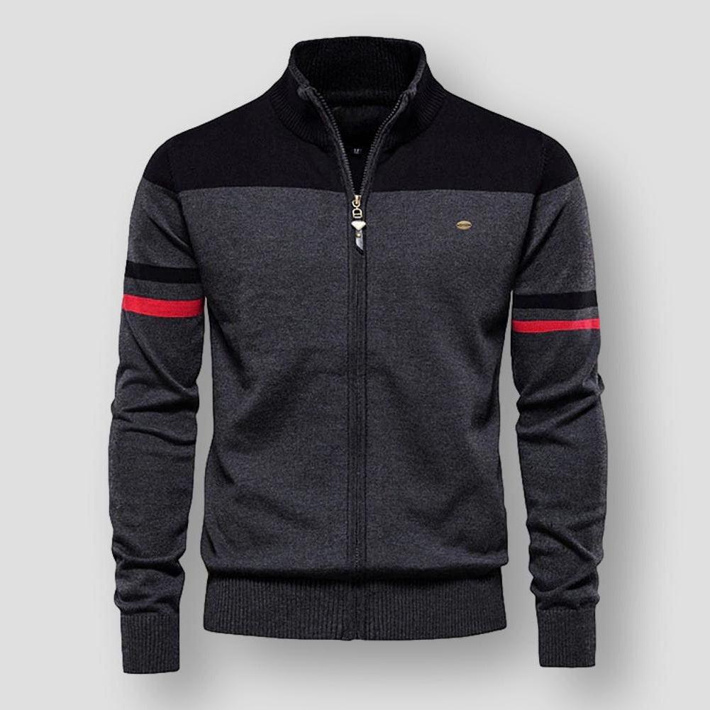 Bobby | Stylische Retro gestreifte Bomberjacke für Männer