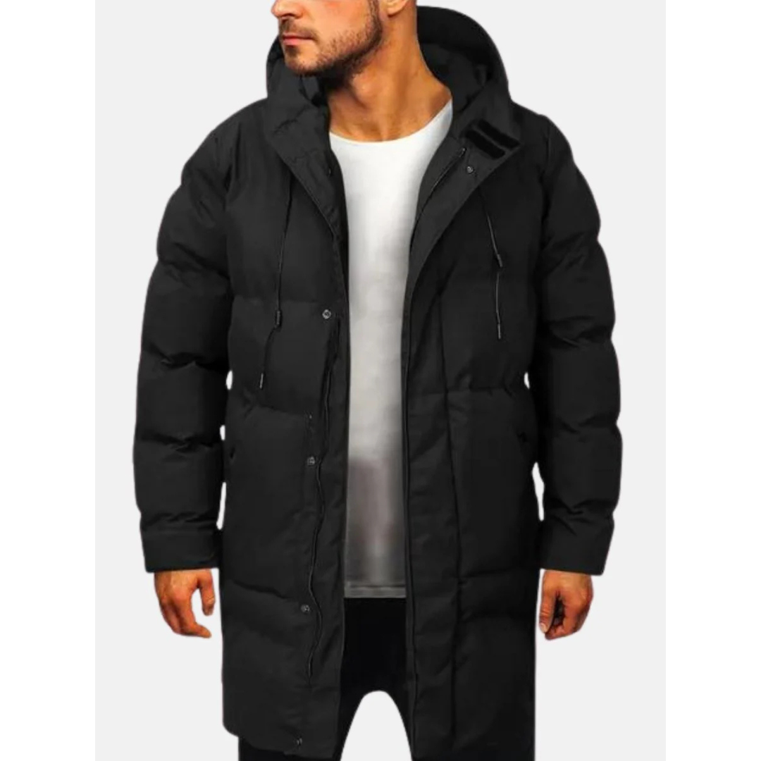 Tomas - Men's Puffer Jacket Insulated Warmth with Adjustable Hood and Spacious Pockets 0