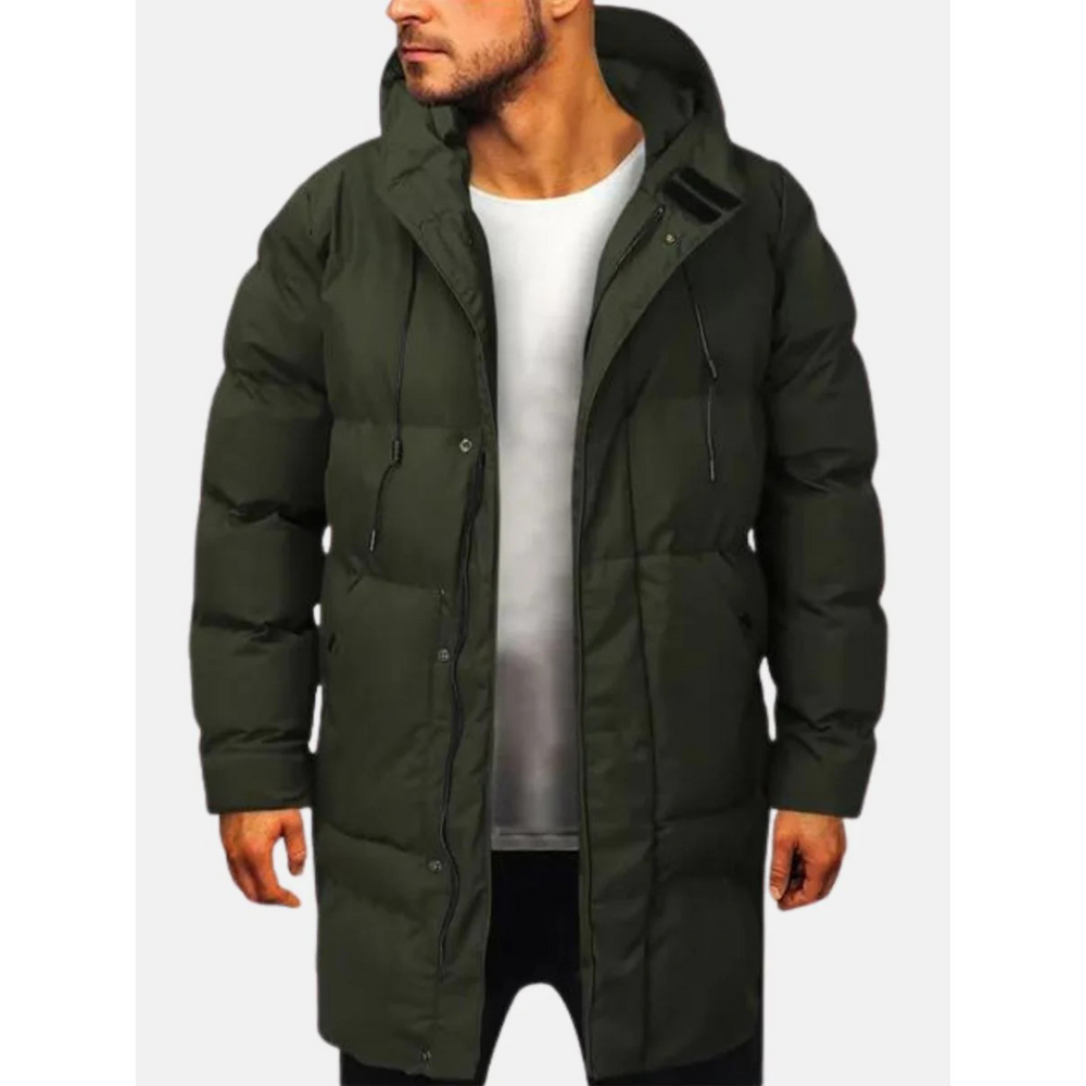 Tomas - Men's Puffer Jacket Insulated Warmth with Adjustable Hood and Spacious Pockets 1