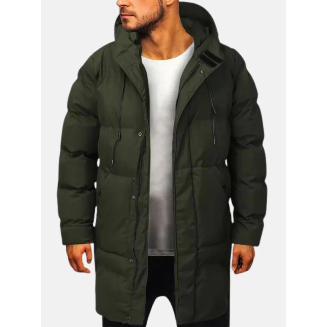 Tomas - Men's Puffer Jacket Insulated Warmth with Adjustable Hood and Spacious Pockets 1