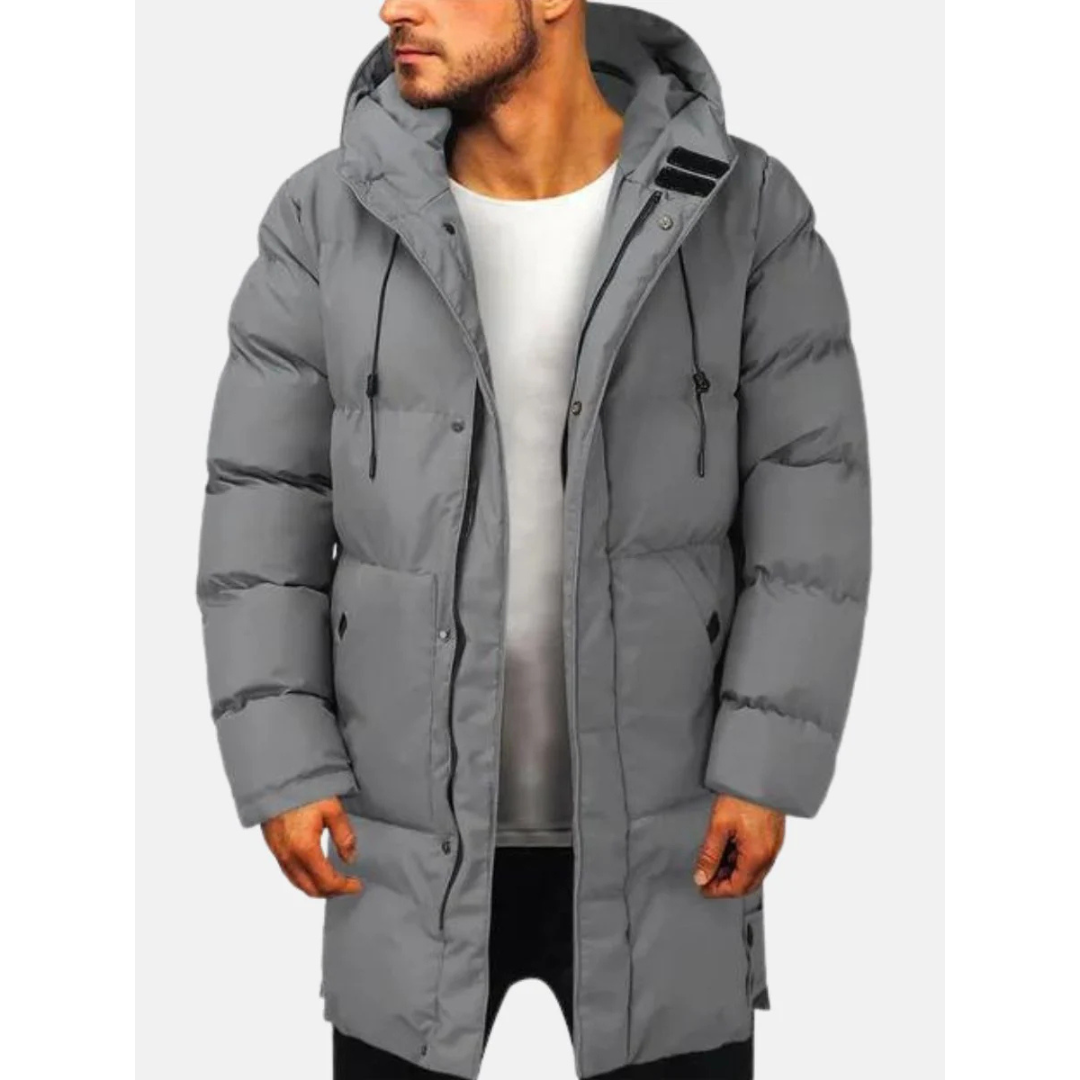 Tomas - Men's Puffer Jacket Insulated Warmth with Adjustable Hood and Spacious Pockets 2