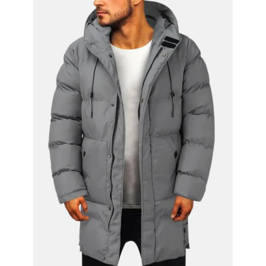 Tomas - Men's Puffer Jacket Insulated Warmth with Adjustable Hood and Spacious Pockets 2
