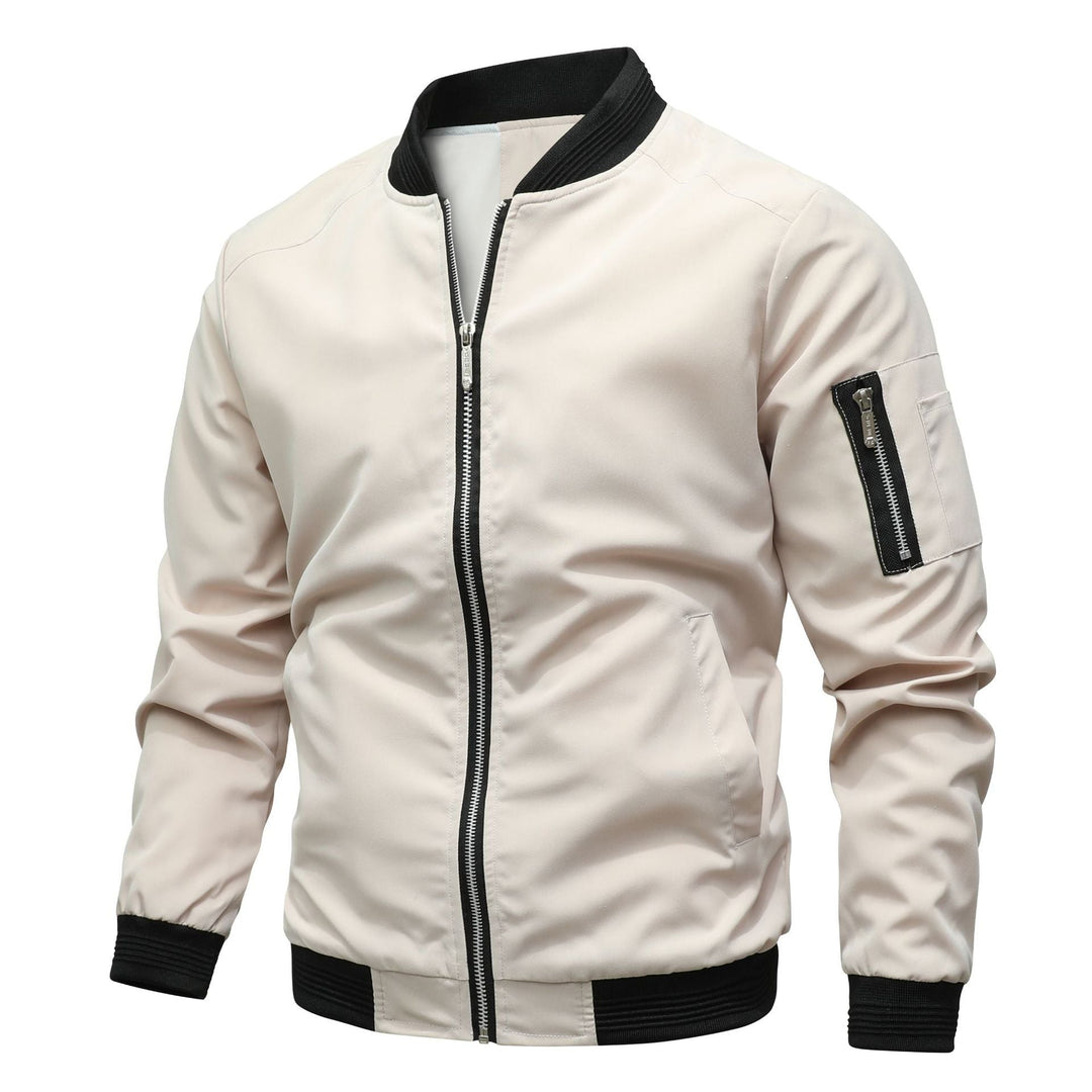 Trey - Men's Winter Jacket Stylish Bomber with Pockets, Comfortable Fit 0