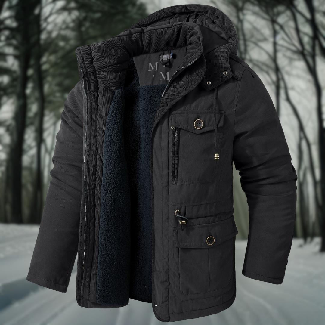 Troy - Men's Hooded Sherpa Jacket Warmth and Comfort 0