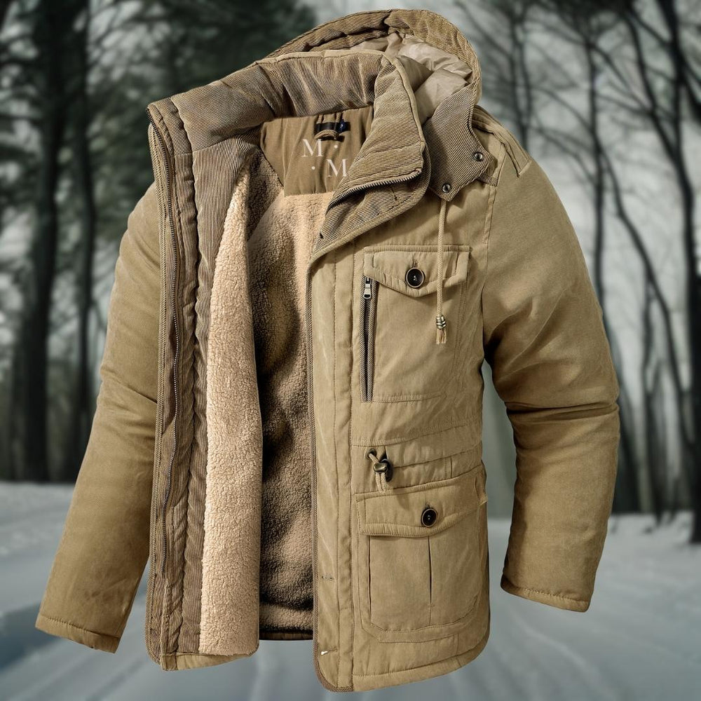 Troy - Men's Hooded Sherpa Jacket Warmth and Comfort 1