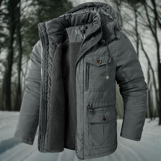 Troy - Men's Hooded Sherpa Jacket Warmth and Comfort 4