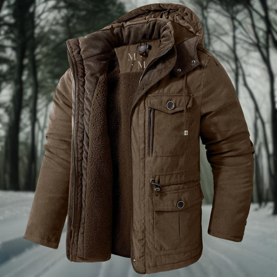 Troy - Men's Hooded Sherpa Jacket Warmth and Comfort 5