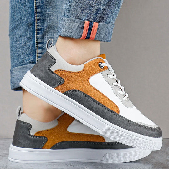 Xandro | Comfortable Two-Tone Men Sneaker