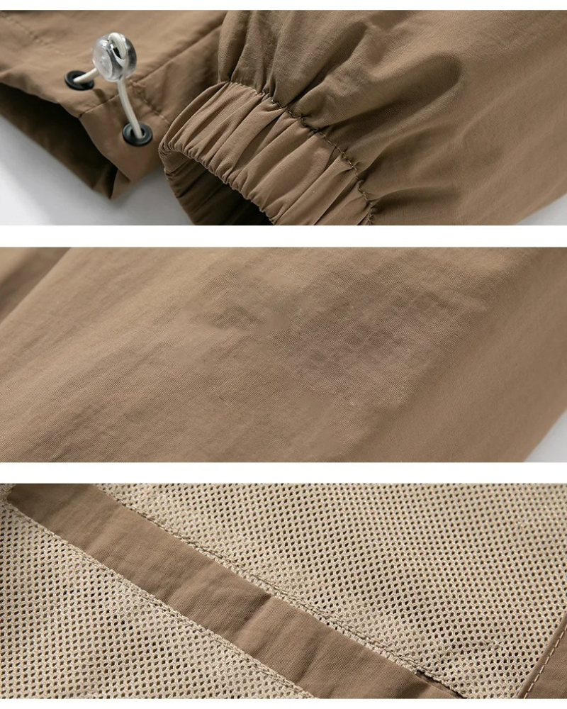 Rui | Robuste wasserdichte Jacke mit sicheren Reißverschlusstaschen