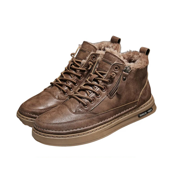 Bryson | Comfortable Wide-fit Leather Boots for Winter
