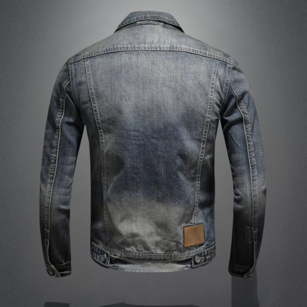 Nathan | Trendige Herren-Denimjacke mit Komfortschnitt