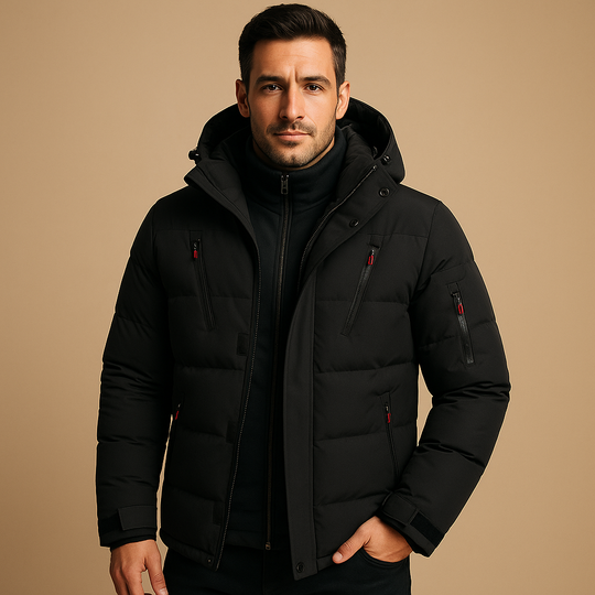 Wade - Men's Waterproof Winter Coat with Hood and Insulation 2