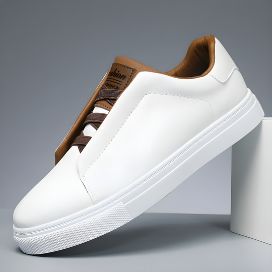 Tim | Stylische umweltfreundliche vegane Leder-Sneaker für ganztäglichen Komfort