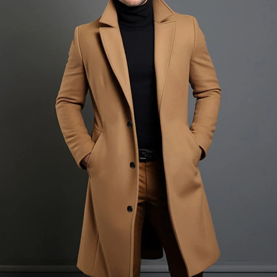 Yannick - Men's Long Winter Coat Stylish Design Warmth 0